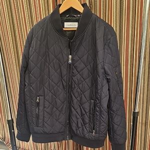 Calvin Klein Dark Blue Quilted Jacket